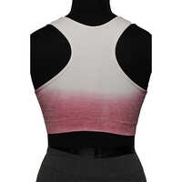Women Seamless Sports Bra Ombre Effect