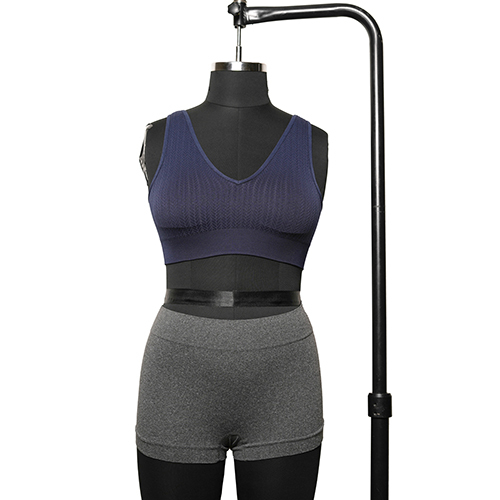 Women Blue Seamless Sports Bra