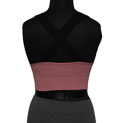 Women Peach Color Seamless Sports Bra