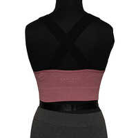 Women Peach Color Seamless Sports Bra