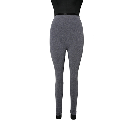 Women Grey Seamless Yoga Leggings