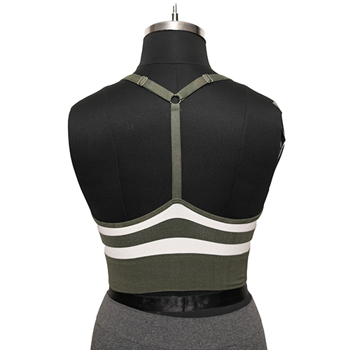 Ladies Seamless Striped Bra - Color: Different Available
