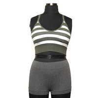 Ladies Seamless Striped Bra