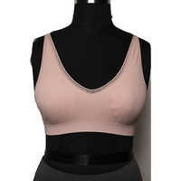 Ladies Seamless Plungy Lace Bra - Color: Different Available