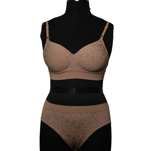 Ladies Seamless Padded High Coverage Bra - Color: Different Available