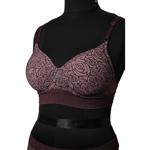 Ladies Color Seamless Padded High Coverage Bra - Color: Different Available