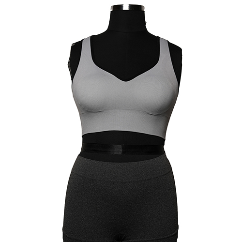 Ladies Seamless Sports Crop Top - Color: Different Available