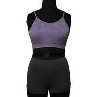 Ladies Seamless Bralette - Cotton Nylon Blend, Sizes S, M, L, Xl , Cross Back Design Without Pads, Washable In Various Colors