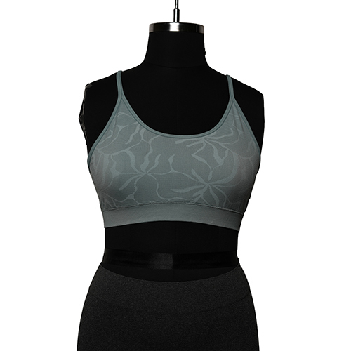 Ladies Seamless Bralette-geometrical Pattern
