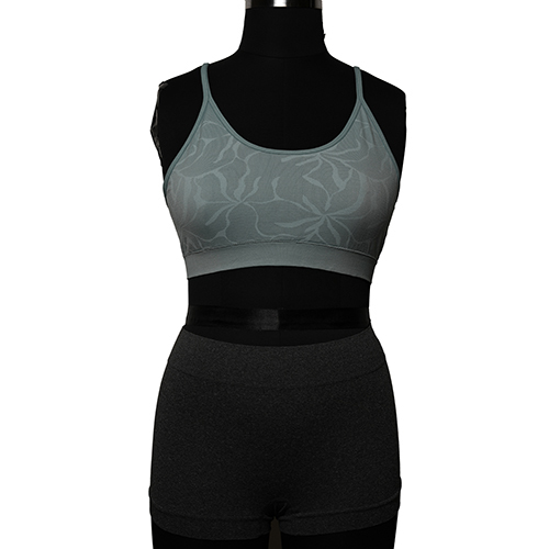Ladies Seamless Bralette-geometrical Pattern