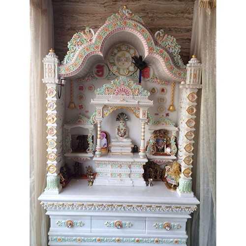 God Marble Temple For Home - Color: White