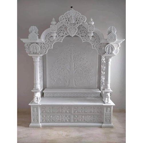 White Marble Home Temple
