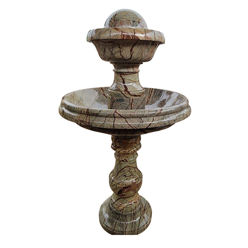Small Multicolor Marble Fountain