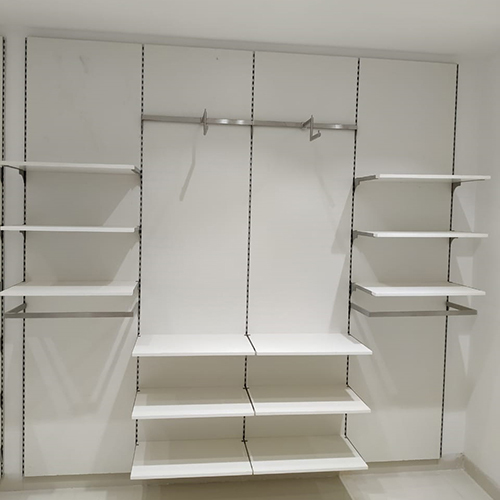 Retail Showroom Display Rack - Color: White