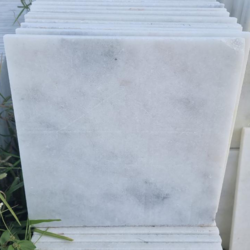 4X4 Ft White Marble Slab - Surface Finishing: Polished