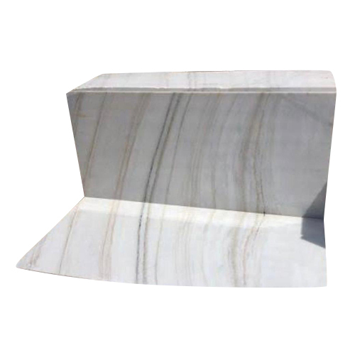 Designer White Marble Slab - Surface Finishing: Polished