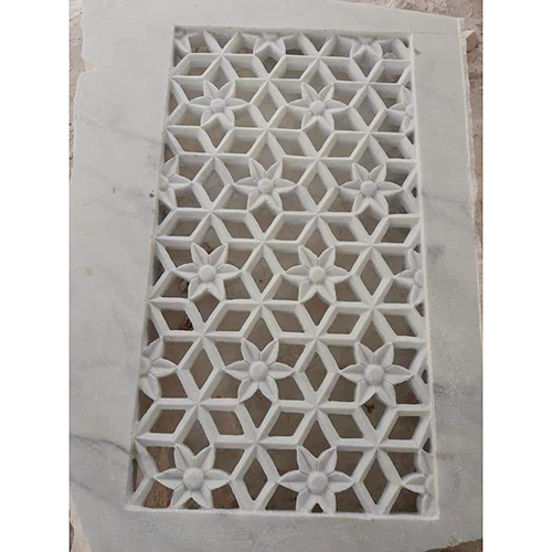 Marble Designer Jali - Color: White