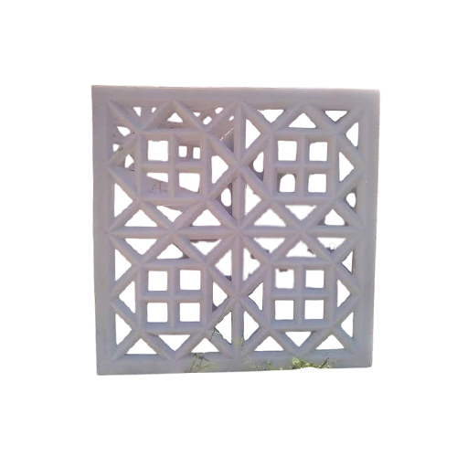 Designer White Marble Designer Jali For Temple