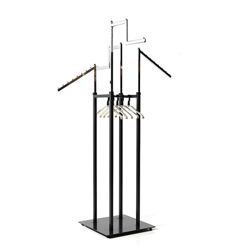 4 Way Ss Browser Stand - Color: Silver