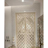 Marble Designer White Jali Gate - Stone Form: Cut-to-size