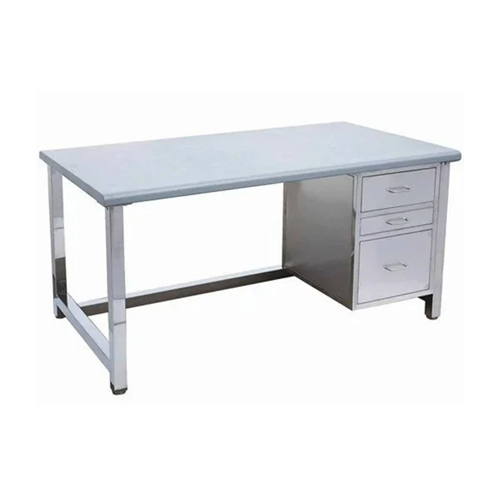 Stainless Steel Shelf Work Table - Color: Silver