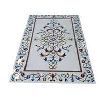 Rectangular Marble Inlay - Color: Multi Colour