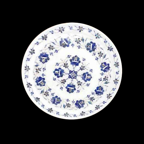 Round Roll Marble Inlay