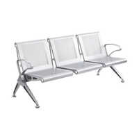Stainless Steel Three Seater Waiting Chair