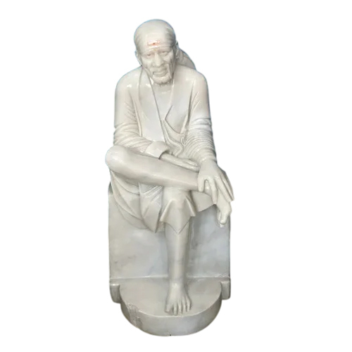 Sai Baba Marble Statue - Color: White