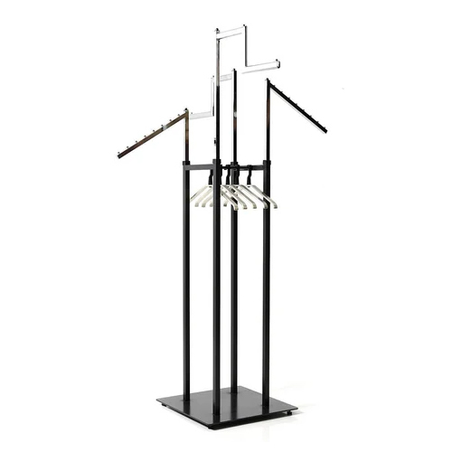 Four Way Browser Rack - Color: Silver