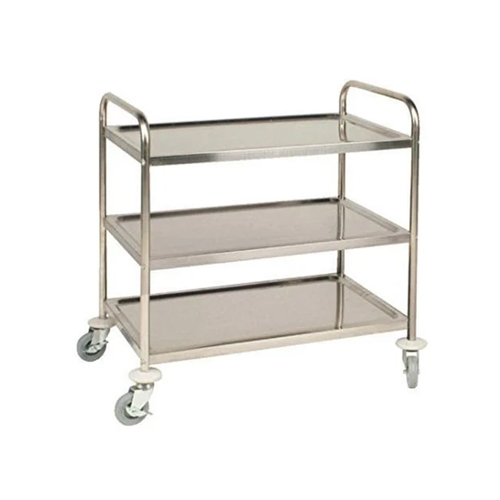 Stainless Steel Instrument Trolley - Application: Hospital