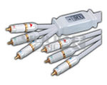 3 RCA प्लग से 3 RCA प्लग कॉर्ड डिजिटल हाई पावर बिल्ट इन स्ट्रॉन्ग इलेक्ट्रो मैग्नेटिक सिग्नल (EMI)-3 मीटर