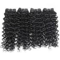 Brazilian Jerry Curly Black Brown Remy Human Hair 4 Bundles 190 Grams Per Lot Natural Hair Extension