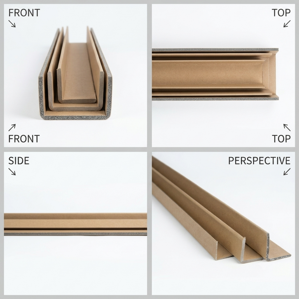 Brown Kraft Paper Corrugated Edge Boards - Feature: Waterproof