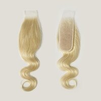 613 Blonde Frontal Human Hair 13x4 Hd Lace Frontal Closure 10 Inch 150% Density Body Wave Closure - Design: N/a