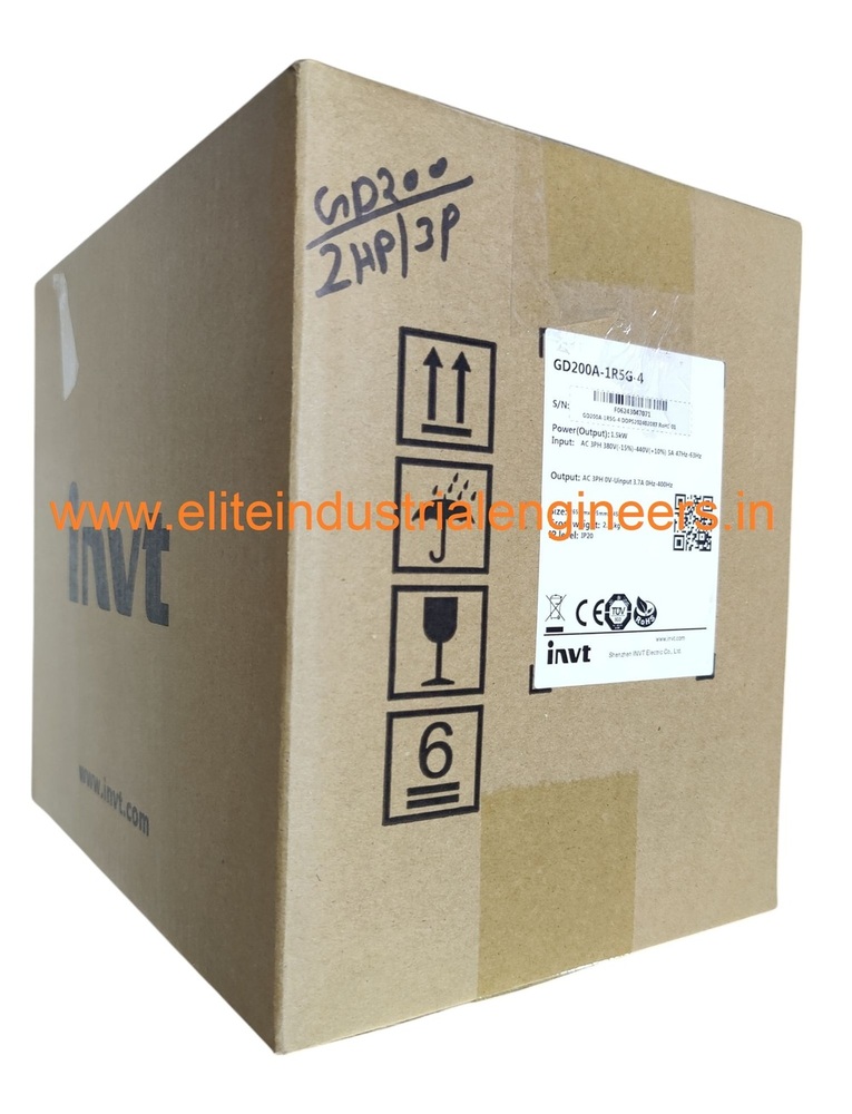 INVT VFD GD200A 2HP 3PHASE GD200A-1R5G-4