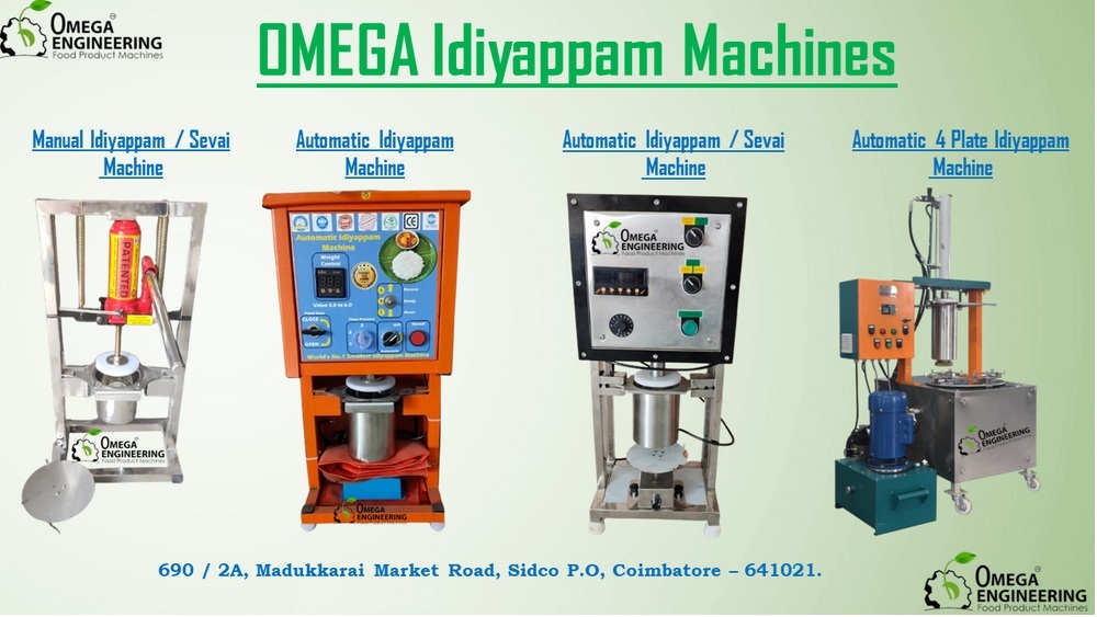 Omega Idiyappam Machines - Automation Grade: Semi Auto