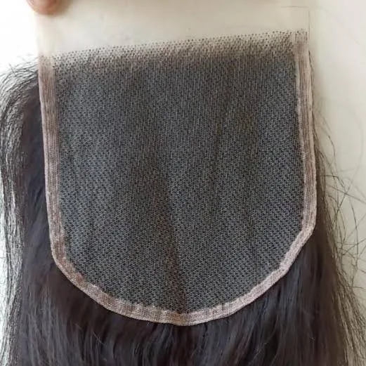 Hair Real Human Hair Closure For Women 40 grams (24 inch, Black)