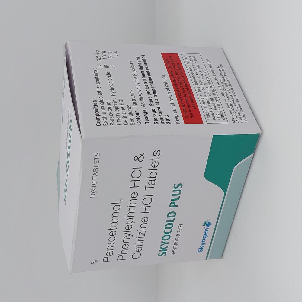 PARACETAMOL, PHENYLEPHRINE HYDROCLHLORIDE, DIPHENHYDRAMINE HYDROCLHLORIDE AND CAFFAINE TABLET 