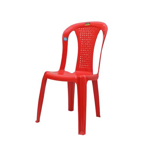 Red Color Armless Chair