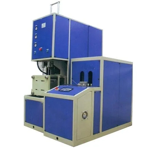 Semi-Automatic 2 Cavity Pet Bottle Blow Moulding Machine - Capacity: 1000 Pcs/Hr