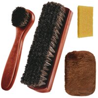 4 Pcs Shoe Brushes Set - Height: 10  Centimeter (cm)