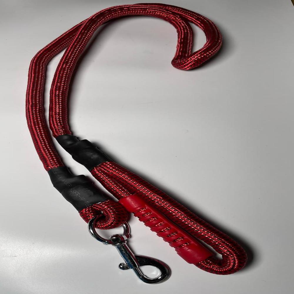 Textrades Associates Dog Harness, Leash and Collar Set, Adjustable, Red