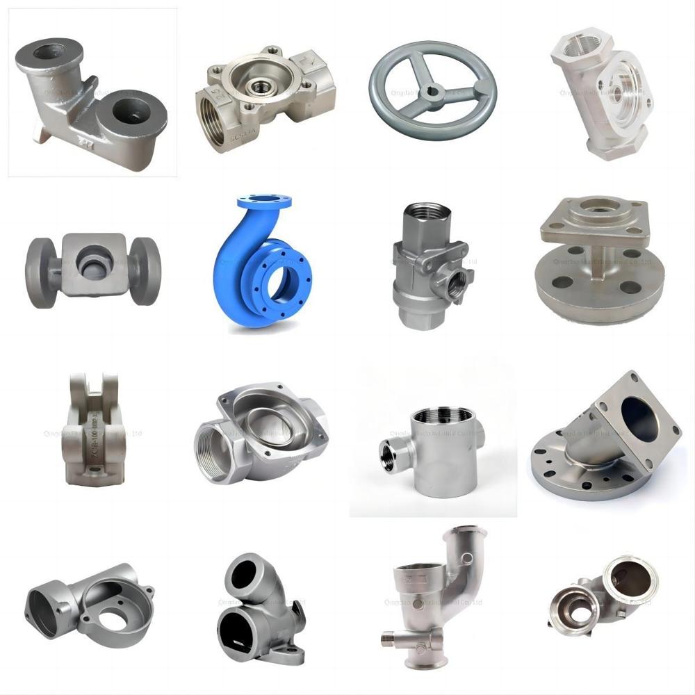 Valve Investment Castings - Color: Silver