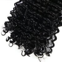 Hair Clip in Extensions For Black Women Natural Color 100% Brazilian African American Hair Extension (22 inch)