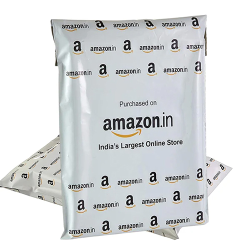 Printed Courier Bag - Material: Plastic