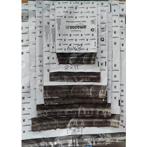 Amzone Courier Bag - LDPE Material, 12x16 Inches, White Color | Heat Seal Closure for Secure Packaging in Apparel Industry