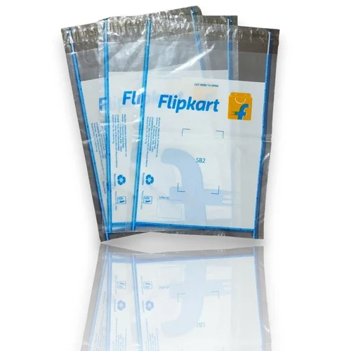 Printed Recyclable Courier Bag - Color: White