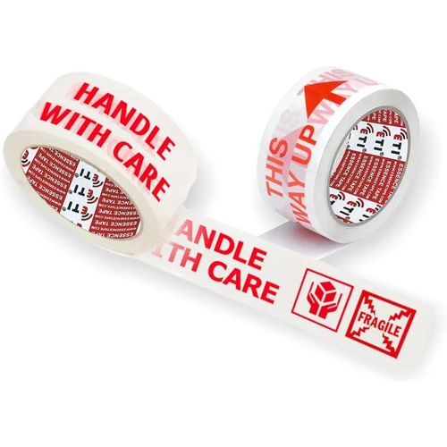 Printed Self Adhesive Tapes - Color: White