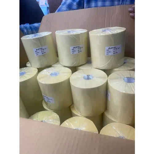 White Chromo Paper Roll - Size: Customized